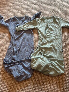 Kyte Baby Bundler Size NB Green and Blue, GUC 2 for $20